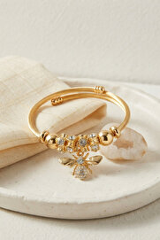 Evi̇mdeyokyok Arı Model Gold Renk Charm Bi̇lekli̇k Tj-Bb8688