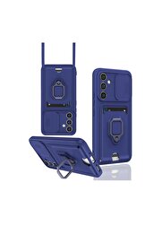 Ethab Ticaret Glb-Stl41414 Samsung Galaxy A15 4G Regal Magsafe Standlı Kapak - Siyah