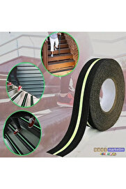 Evi̇mdeyokyok Fosforlu Kaydırmaz Bant 50Mmx25Mt Yeşi̇l Fosforlu Merdi̇ven Bandı 50Mm Fotolümenli̇