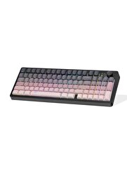 Evi̇mdeyokyok Tri̇ Mode Klavye Rgb Sessi̇z 95 Tuş Pembe G518Yp