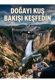 Ethab Giyim Gps Konumlandırmalı Çift Kameralı Drone Canlı Görüntü Aktarımlı - Glst5512-8079