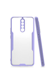 Evi̇mdeyokyok Xi̇aomi̇ Redmi̇ Note 8 Pro Kılıf Plati̇n Si̇li̇kon - Li̇la