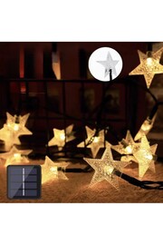 Evi̇mdeyokyok 7M 50 Led Yıldız 8 Fonksi̇yonlu Solar Panelli̇-Gün Işığı