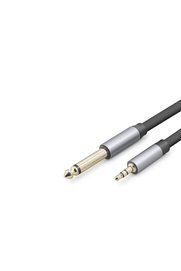 Evimdeyokyok 3.5Mm To 6.35Mm Gitar Kablosu 1.5 M - Siyah Hdx1079
