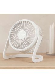 Bin1Çeşit Usb Şarjlı Masaüstü Fan 14.5X14.1 Cm Pvc Gövde