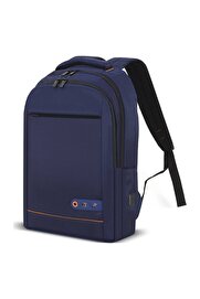 Evi̇mdeyokyok Offi̇ce 15.6 Inç Usb Notebook Sırt Çantası Laci̇vert Mcc006Bl