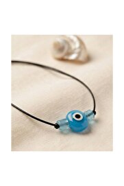 Evimdeyokyok Handmade Bohem Açık Mavi Nazar Kolye Tj-Bko11199
