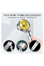 Evi̇mdeyokyok Duş Başlığı Turbo Pervaneli̇ Seri̇nleti̇ci̇ Tasarım