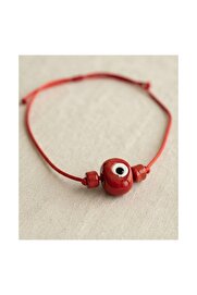Evimdeyokyok Handmade Bohem Kırmızı Nazar Kolye Tj-Bko11202