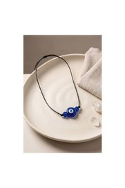 Evimdeyokyok Handmade Bohem Mavi Nazar Kolye Tj-Bko11198