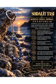 Tesbih Sakarya Kişiye Özel İsimli - Doğal Taş - Anahtarlık - 12 Renk Mevcuttur