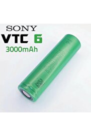 Sony -murata Us 18650 Vtc6 - 3.7v 3000 Mah Li-ion Şarjlı Pil - 20a Başsız 1 Adet