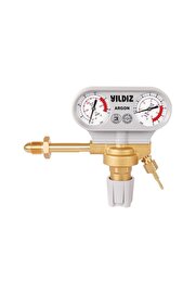 Yıldız Gaz Armatürleri 5350SV Basınç Düşürücü CO2 - (Gaz Açma Kapama Vanalı )