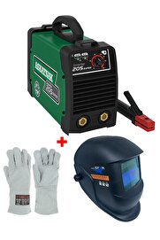 Askaynak 205 Inverter Kaynak Maki̇nası 180A + Maxstar Kaynak Maskesi̇ + Starli̇ne Kaynak Eldi̇veni̇