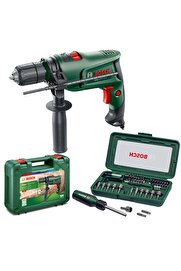 Bosch Darbeli Matkap Easyimpact 600 + 46 Parça Vidalama Ucu Lokma Ucu Tornavida Seti