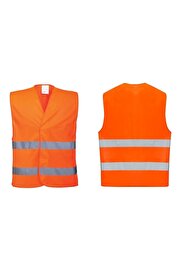 Askervadi̇si̇ Motosi̇klet Ikaz Yeleği̇ Reflektörlü Ikaz Yeleği̇ Turuncu Renk