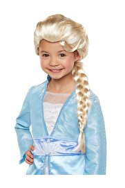 Go İthalat Plati̇n Altın Dore Renk Karlar Ülkesi̇ Elsa Frozen Peruğu Çocuk Boy