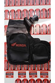 Dai̇nese Motosi̇klet Bacak Çantası Honda Reflektörlü Kırmızı Renk 2 Cepli̇
