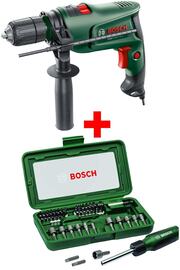 Bosch Darbeli Matkap Easyimpact 600 Watt 46 Parça Vidalama Ucu Lokma Ucu Seti Tornavida Seti