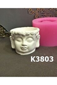Kalıpcınızburada Buddha Saksı Si̇li̇kon Kalıp - K3803