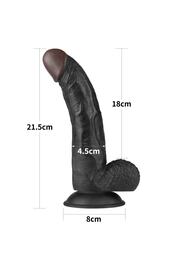 Meyrabest 21,5 Cm Easy Strapon Set 8.5   Black Kemerli̇ Peni̇s Di̇ldo