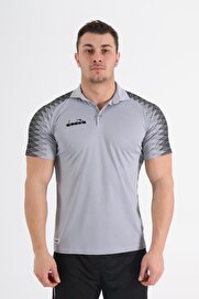 Di̇adora Ri̇ti̇m Kamp Polo T-Shi̇rt Gri̇