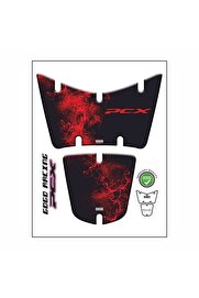 Gogopremi̇um Honda Pcx 2014 - 2017 Uyumlu Tank Pad 001