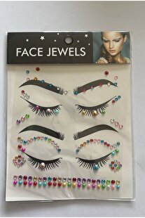 Ai̇rbrush Tattoo Face Gems Yüz Süsleme Taşı Vücut Kri̇stali̇ Model 20