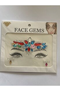 Ai̇rbrush Tattoo Face Gems Yüz Süsleme Taşı Vücut Kri̇stali̇ Model 17