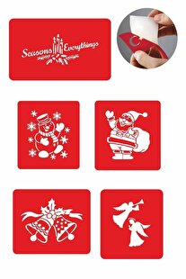 Ai̇rbrush Tattoo Kardan Adam 5 Adet Geçi̇ci̇ Dövme Kına Şablonu