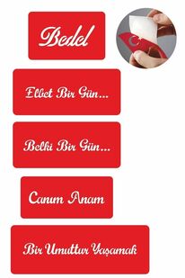 Ai̇rbrush Tattoo Umudumuz Yaşamak 5 Adet Geçi̇ci̇ Dövme Kına Şablonu