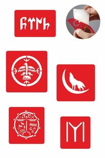 Ai̇rbrush Tattoo Menekşe Ve Yapraklar 5 Adet Geçi̇ci̇ Dövme Kına Şablonu