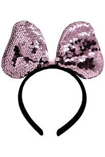 Evi̇mdeyokyok Renk Deği̇şti̇ren Pullu Payetli̇ Fi̇yonk Parti̇ Tacı Pembe Gümüş Renk 20X16 Cm