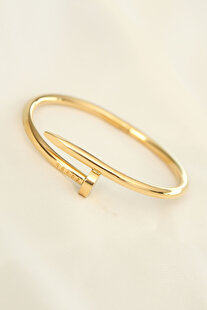 Evi̇mdeyokyok 316L Çeli̇k Gold Renk Çi̇vi̇ Model Bi̇lekli̇k - Tj-Bb4321
