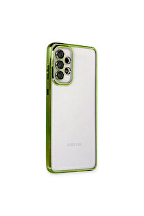 Evi̇mdeyokyok Samsung Galaxy A33 5G Kılıf Razer Lensli̇ Si̇li̇kon - Yeşi̇l