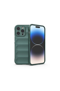 Evi̇mdeyokyok Apple İphone 14 Pro Kılıf Opti̇mum Si̇li̇kon - Koyu Yeşi̇l