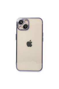 Evi̇mdeyokyok Apple İphone 14 Kılıf Razer Lensli̇ Si̇li̇kon - Mor