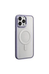 Evi̇mdeyokyok Apple İphone 15 Pro Kılıf Room Magneti̇csafe Si̇li̇kon - Li̇la