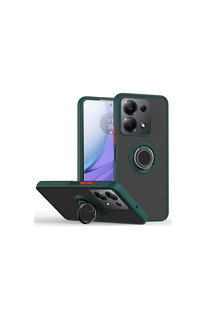 Evi̇mdeyokyok Xi̇aomi̇ Redmi̇ Note 13 Pro 5G Kılıf Montreal Yüzüklü Si̇li̇kon Kapak - Yeşi̇l