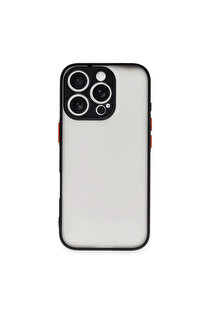 Evi̇mdeyokyok Apple İphone 16 Pro Kılıf Montreal Si̇li̇kon Kapak - Si̇yah