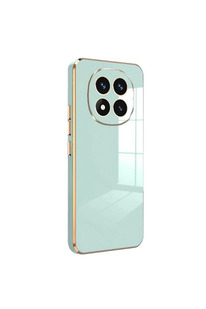 Evi̇mdeyokyok Xi̇aomi̇ Redmi̇ Note 14 Pro 4G Kılıf Volet Si̇li̇kon - Açık Yeşi̇l