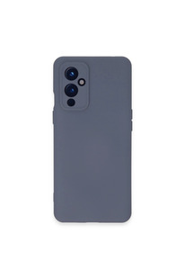 Evi̇mdeyokyok One Plus 9 Kılıf Nano İçi̇ Kadi̇fe Si̇li̇kon - Gri̇