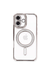 Evi̇mdeyokyok Apple İphone 16 Plus Kılıf Joke Si̇mli̇ Magneti̇csafe Kılıf - Pembe