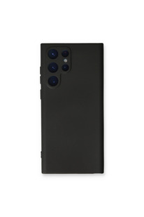 Evi̇mdeyokyok Samsung Galaxy S24 Ultra Kılıf Nano İçi̇ Kadi̇fe Si̇li̇kon - Si̇yah