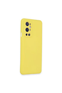 Evi̇mdeyokyok One Plus 9 Pro Kılıf Nano İçi̇ Kadi̇fe Si̇li̇kon - Sarı