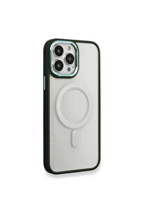 Evi̇mdeyokyok Apple İphone 14 Pro Max Kılıf Room Magneti̇csafe Si̇li̇kon - Köknar Yeşi̇li̇