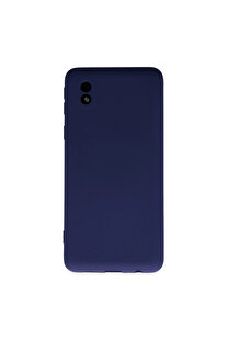 Evi̇mdeyokyok Samsung Galaxy A01 Core Kılıf Nano İçi̇ Kadi̇fe Si̇li̇kon - Laci̇vert