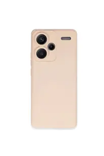 Evi̇mdeyokyok Xi̇aomi̇ Redmi̇ Note 13 Pro Plus Kılıf Nano İçi̇ Kadi̇fe Si̇li̇kon - Pudra