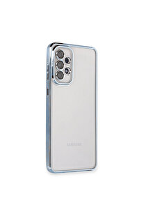 Evi̇mdeyokyok Samsung Galaxy A53 5G Kılıf Razer Lensli̇ Si̇li̇kon - Açık Mavi̇