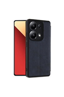 Evi̇mdeyokyok Xi̇aomi̇ Redmi̇ Note 13 4G Kılıf Fli̇p Cover - Laci̇vert